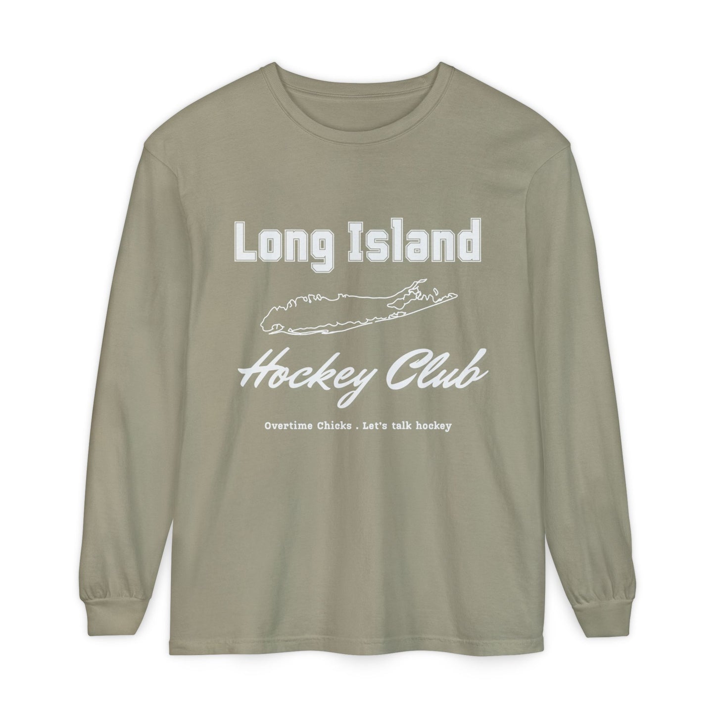 Long Island Hockey Club Map Long Sleeve