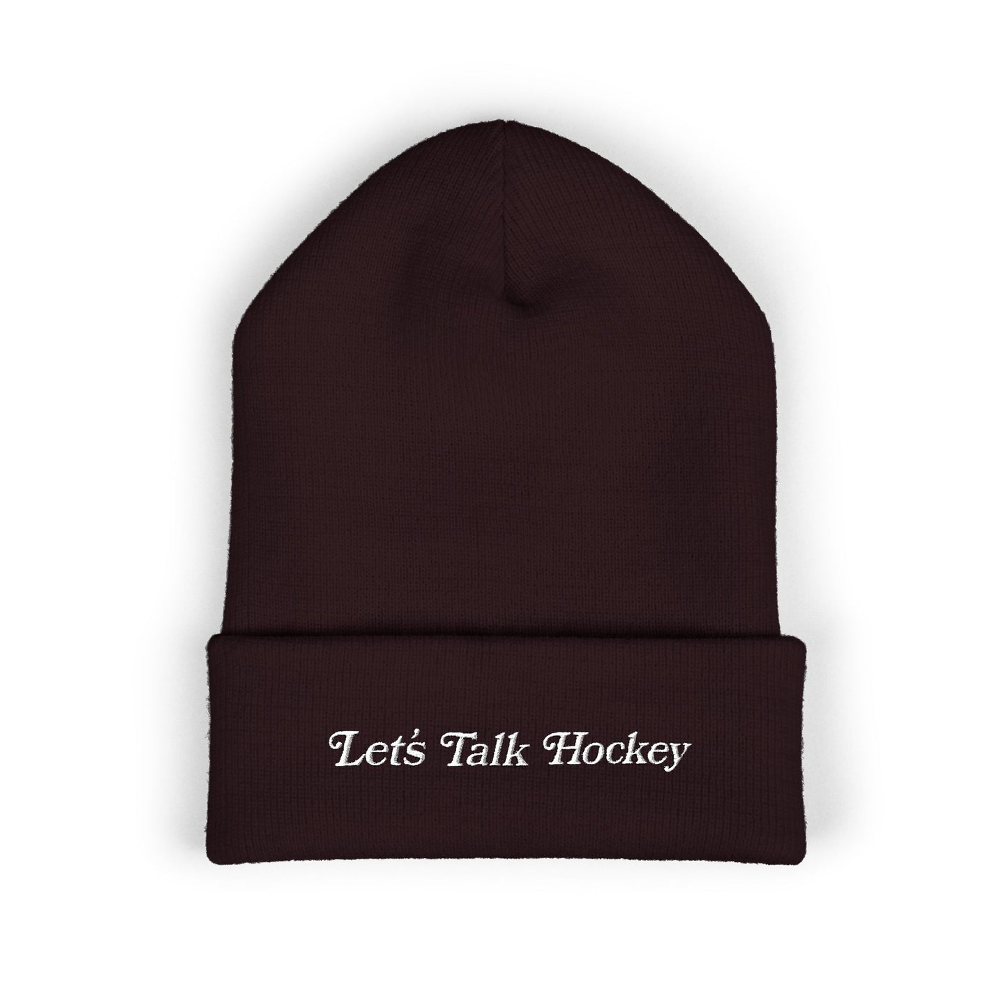 Let's Talk Hockey Beanie