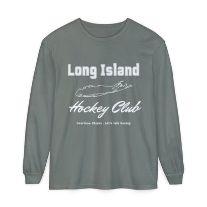 Long Island Hockey Club Map Long Sleeve