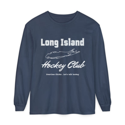 Long Island Hockey Club Map Long Sleeve