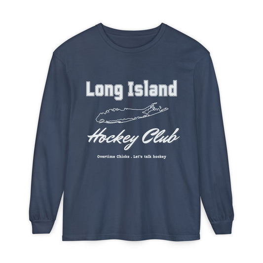 Long Island Hockey Club Map Long Sleeve