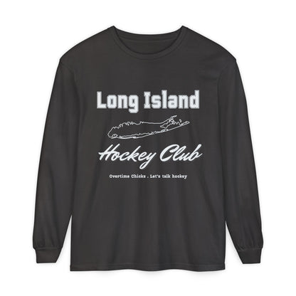 Long Island Hockey Club Map Long Sleeve