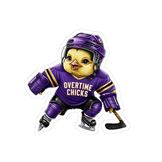 Overtime Chick Sticker