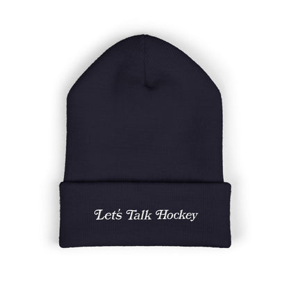 Let's Talk Hockey Beanie