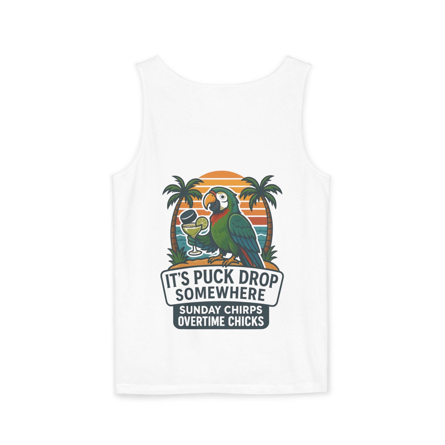 Puck Drop Somewhere Tank Top