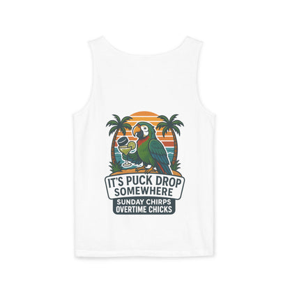 Puck Drop Somewhere Tank Top