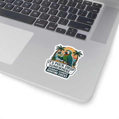 It's Puck Drop Somewhere Sticker