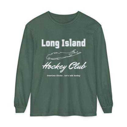 Long Island Hockey Club Map Long Sleeve