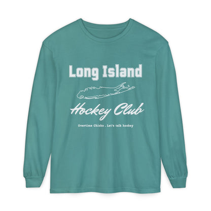 Long Island Hockey Club Map Long Sleeve