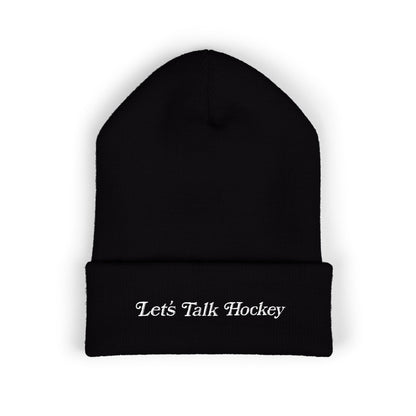 Let's Talk Hockey Beanie
