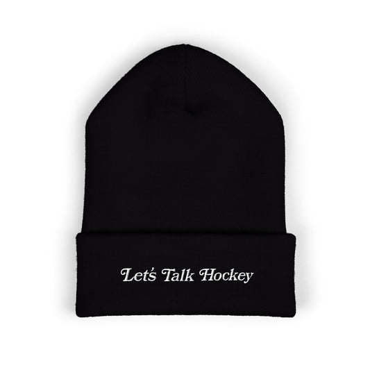 Let's Talk Hockey Beanie