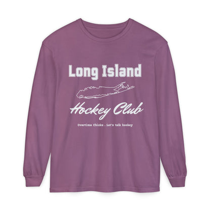 Long Island Hockey Club Map Long Sleeve