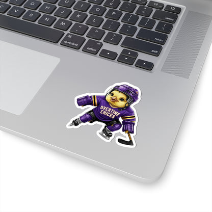 Overtime Chick Sticker